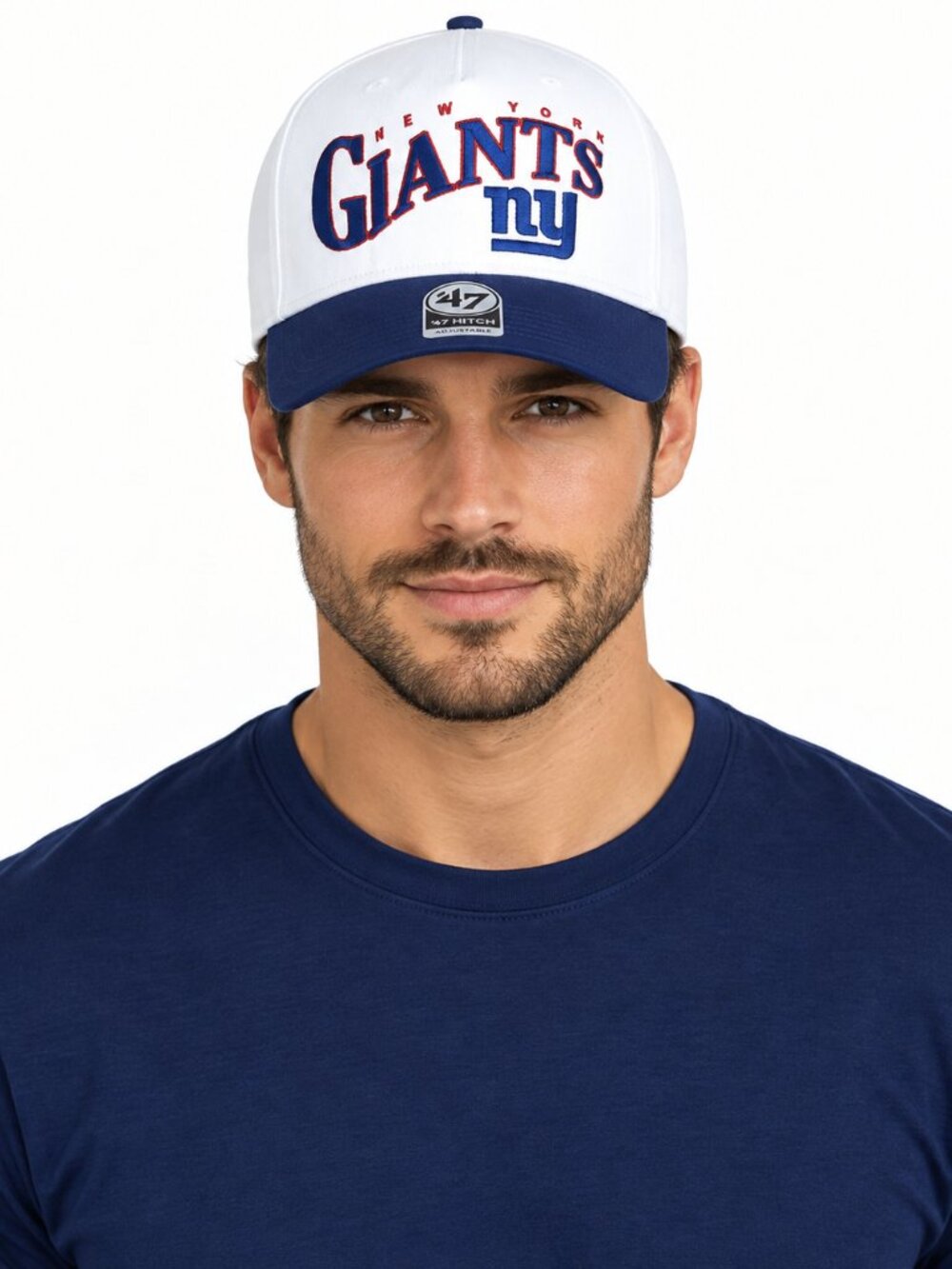 New York Giants Hat '47 Brand Hitch Adjustable Snapback Cap Sandstorm Wave